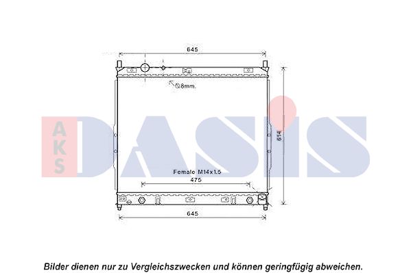 AKS DASIS Radiators, Motora dzesēšanas sistēma 510132N